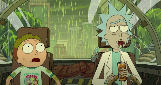 Open enlarged image Dan Harmon shows off real-life Rick from Rick and Morty
