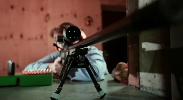 Watch how this .50 caliber bullet can be maneuvered mid-flight