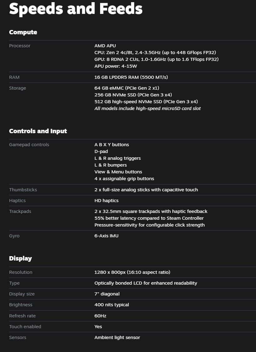 Steam deck specs фото 89