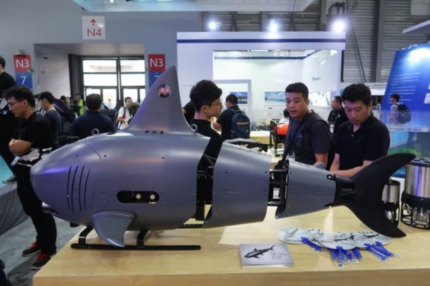 China's new 'ROBO SHARK' underwater drone will hunt US Navy submarines 07