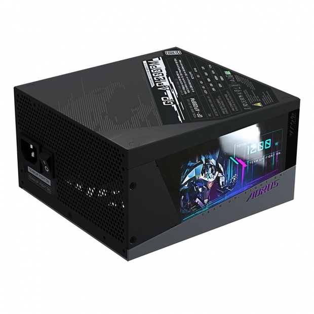 Open Gallery GIGABYTE releases AORUS P1200W PSU with large digital LCD display 04