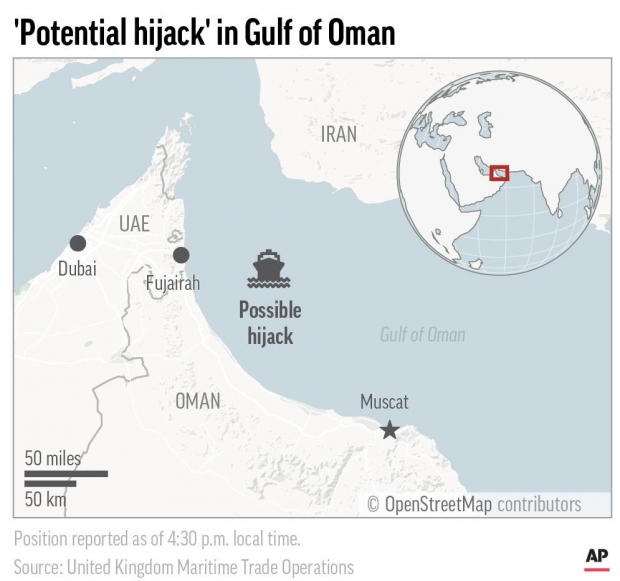 UK Navy warns 'potential hijack' of nine people boarding an oil ship 02 UK Navy warns 'potential hijack' of nine people boarding an oil ship 02