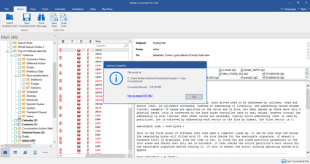 stellar converter for ost serial