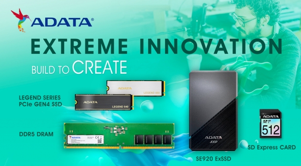 Open enlarged image ADATA's new LEGEND PCIe Gen4 SSD: up to 7400MB/sec speeds
