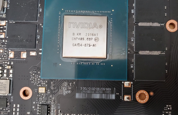 NVIDIA RTX A4000 workstation GPU teardown, with blower-style cooler 04