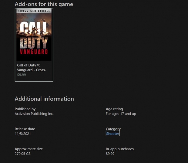 Call of Duty®: Vanguard - Cross-Gen Bundle