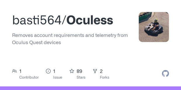 Oculess lets you ditch Facebook after activating your Quest 2