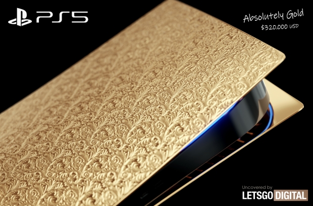 The 24k Gold PlayStation PS5™ console