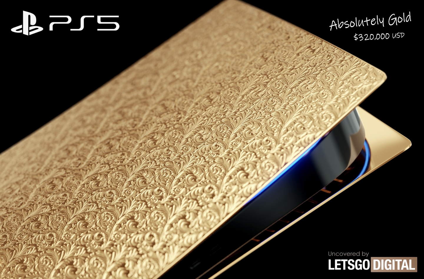 A PlayStation 5 made of 24K gold has been announced, and it'll be