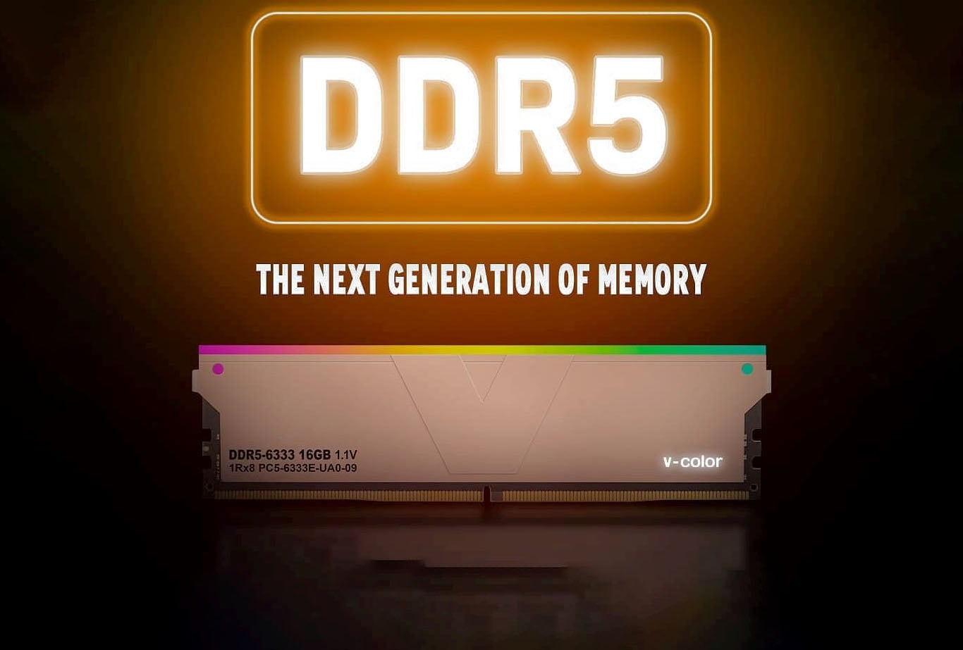 COLORFUL teases its new V-Color DDR5-6333 RAM, with RGB lighting - Vimarsana News
