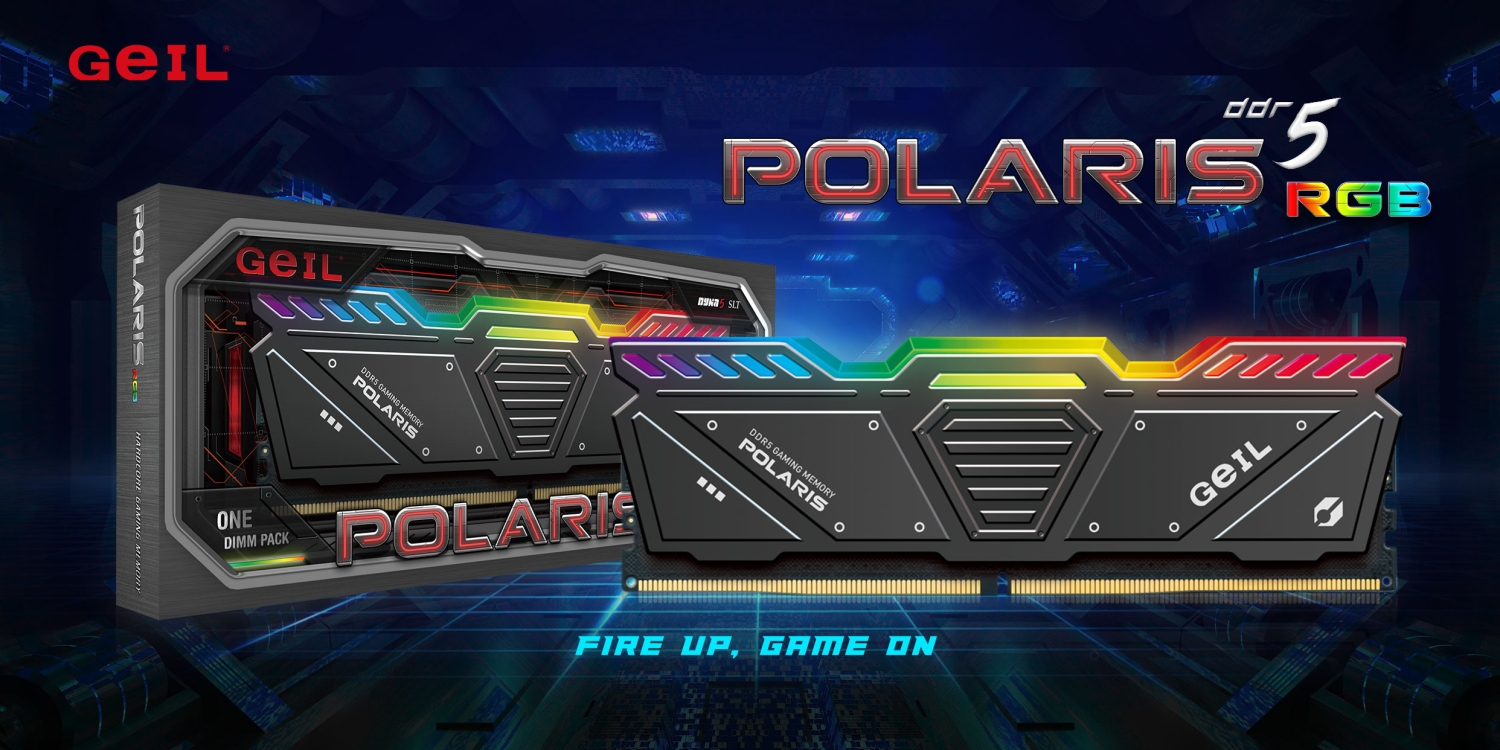 GeIL Polaris RGB DDR5-4800 teased, 16GB, 32GB, 64GB DDR5 kits listed