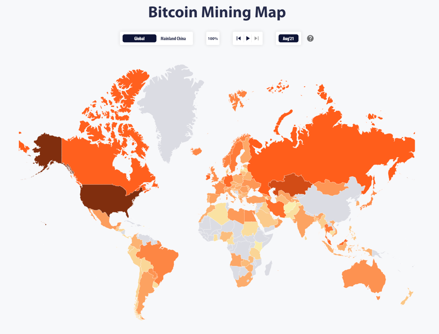 US Becomes Best Place On Earth For Bitcoin Mining, Overtakes China