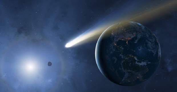 comet approaching earth