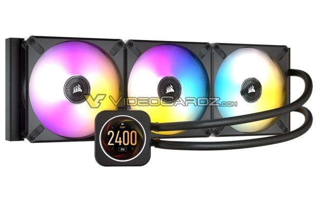 Corsair's next-gen AIO liquid cooler tease, ready for Intel Alder Lake