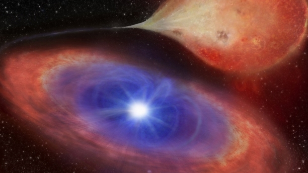 Open enlarged image White dwarf star seen switching 'on and off' for the first time ever