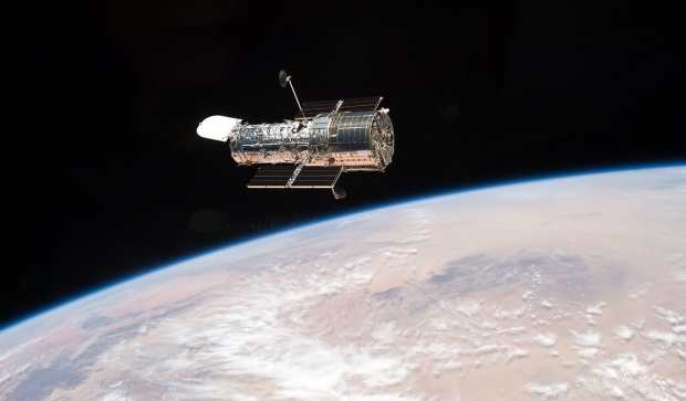 Open enlarged image NASA releases majestic image of a 'starburst galaxy', taken by Hubble