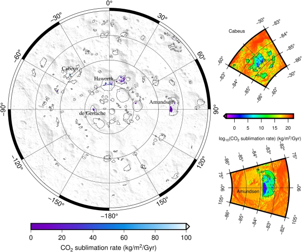 82782 02 carbon dioxide cold traps confirmed on the dark side of moon Trampas frías de dióxido de carbono confirmadas en las partes más oscuras de la luna