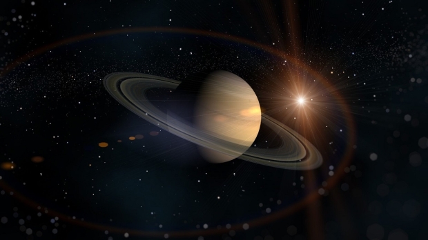 NASA's lunar orbiter spied on Saturn, snapped image of iconic rings