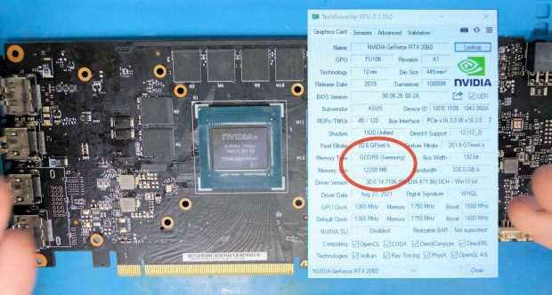 Open enlarged image Modder beats NVIDIA to the punch: puts 12GB memory on GeForce RTX 2060