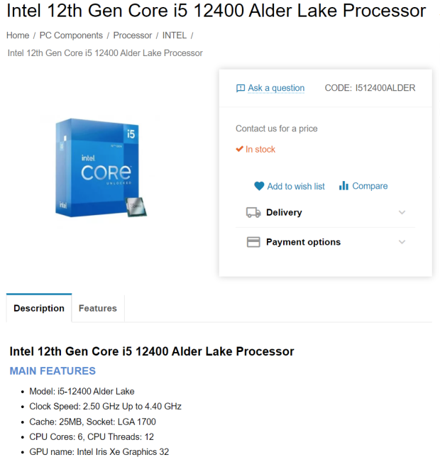 Novos chips não-K do 12º General Core 'Alter Lake' da Intel encontrados na selva 06 |  TweakTown.com