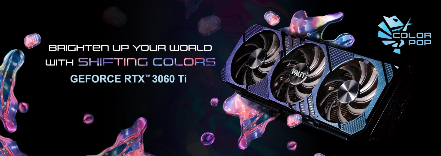 Palit unleashes GeForce RTX 3060 Ti ColorPOP, has color Palit unleashes GeForce RTX 3060 Ti ColorPOP, has color
