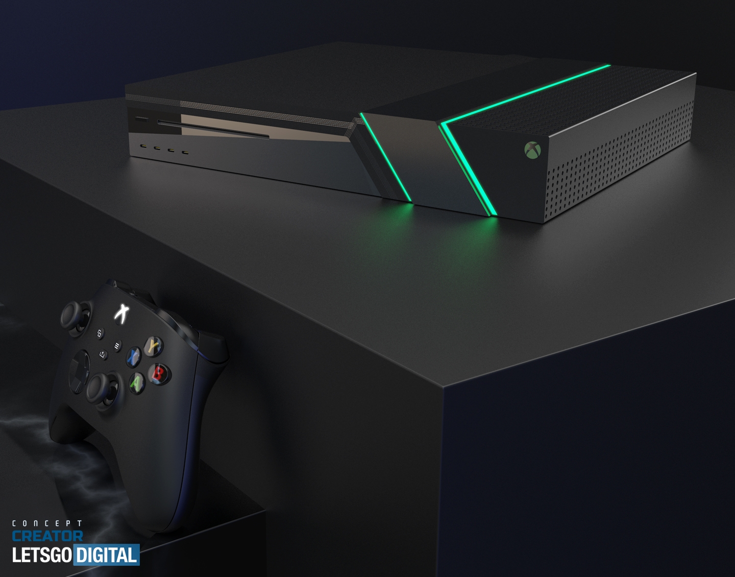 extremidades Precaución Pronombre Xbox Series X Elite teased in new renders, beefier console in 2023