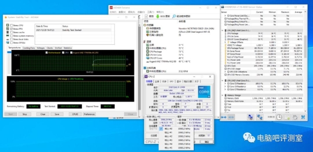 Intel's new Alder Lake-S stock cooler: up to 73C with Core i5-12400 03