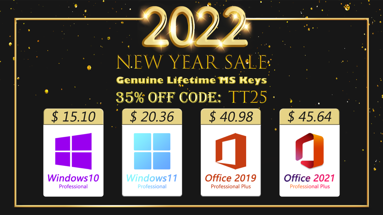 SCDkey Black Friday 2023: Genuine Lifetime Microsoft Windows 10/11 for $15  and Office for $28!