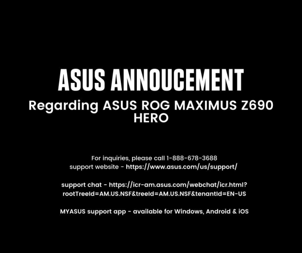 ASUS ROG Maximus Z690 HERO se envía con condensador de memoria 