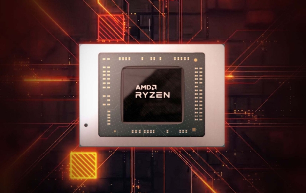 Open enlarged image AMD's new Ryzen 9 6980HX mobile CPU teased, 6nm node in the nude