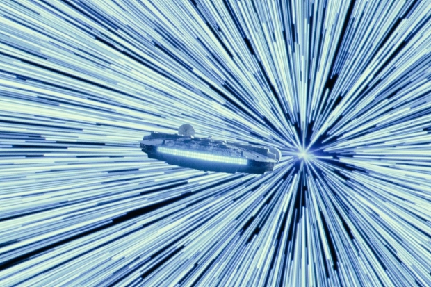 Open enlarged image NASA drops video that looks like a probe using a Star Wars hyperdrive