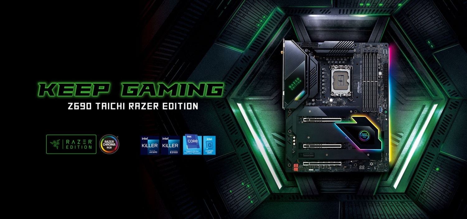 ASRock unveils Z690 Taichi Razer Edition motherboard, laden with RGB - Vimarsana News