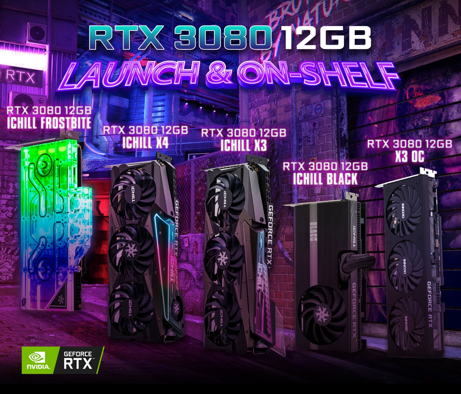 Inno3D unveils GeForce RTX 3080 12GB iChill family of graphics 