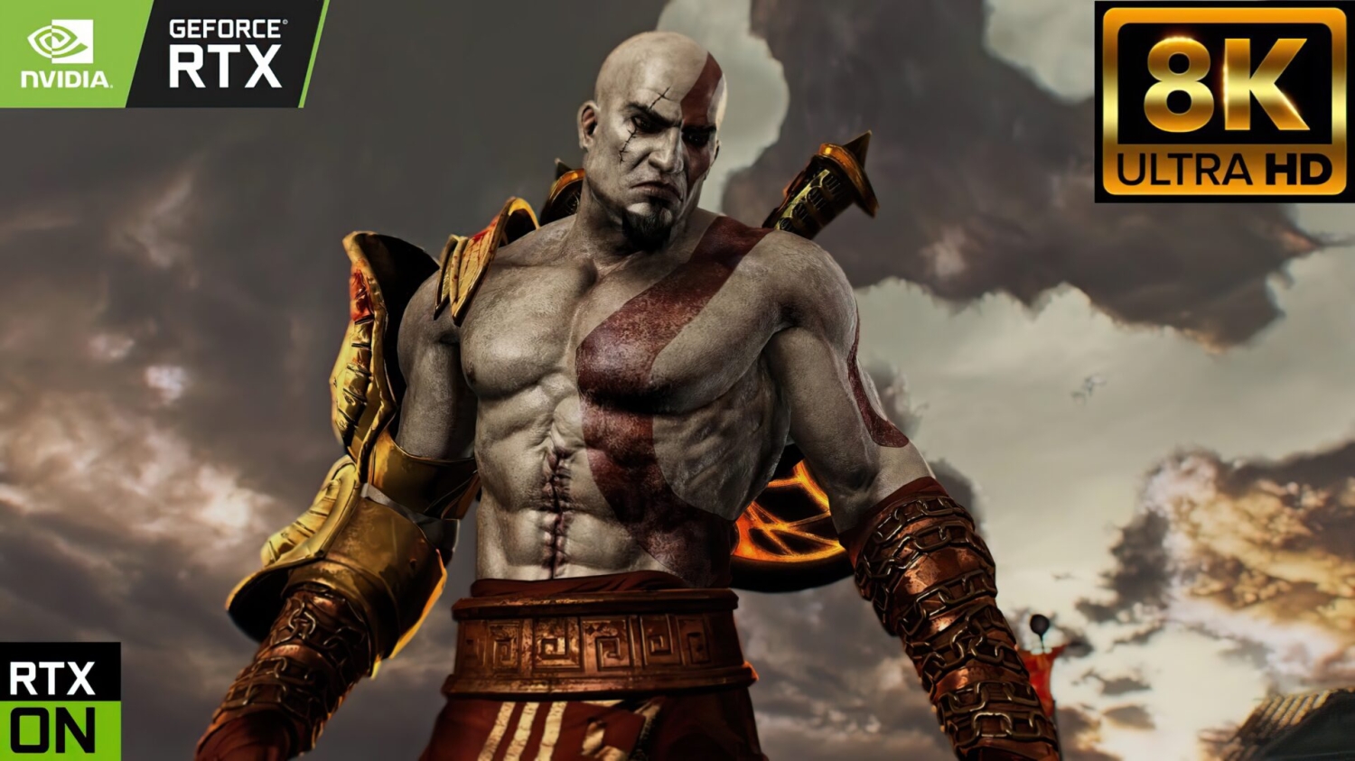 God of War 3 looks glorious at 8K + ray tracing + Mythic Mod