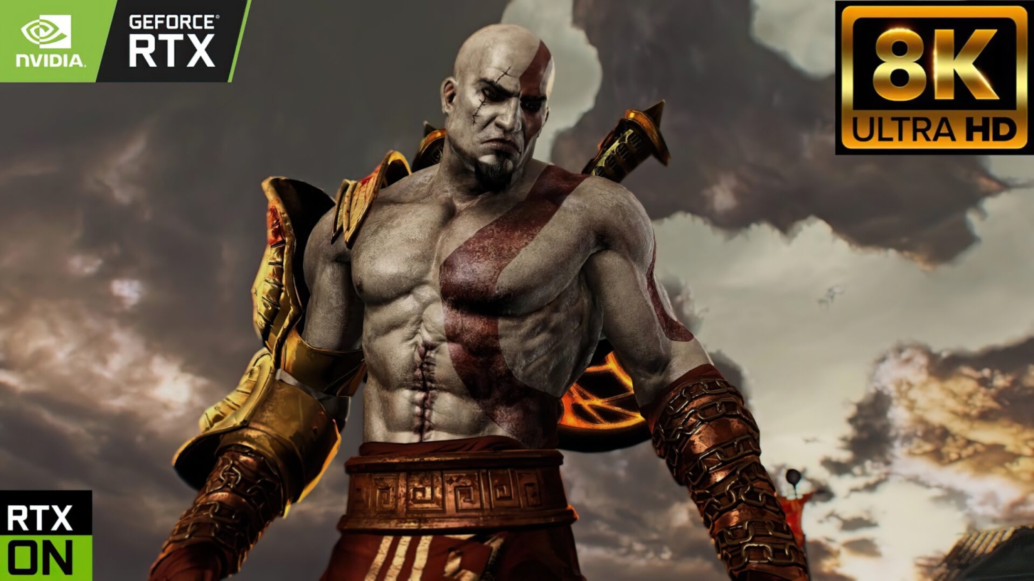 Veja God of War 3 rodando em 8K com ray tracing e mods ativados