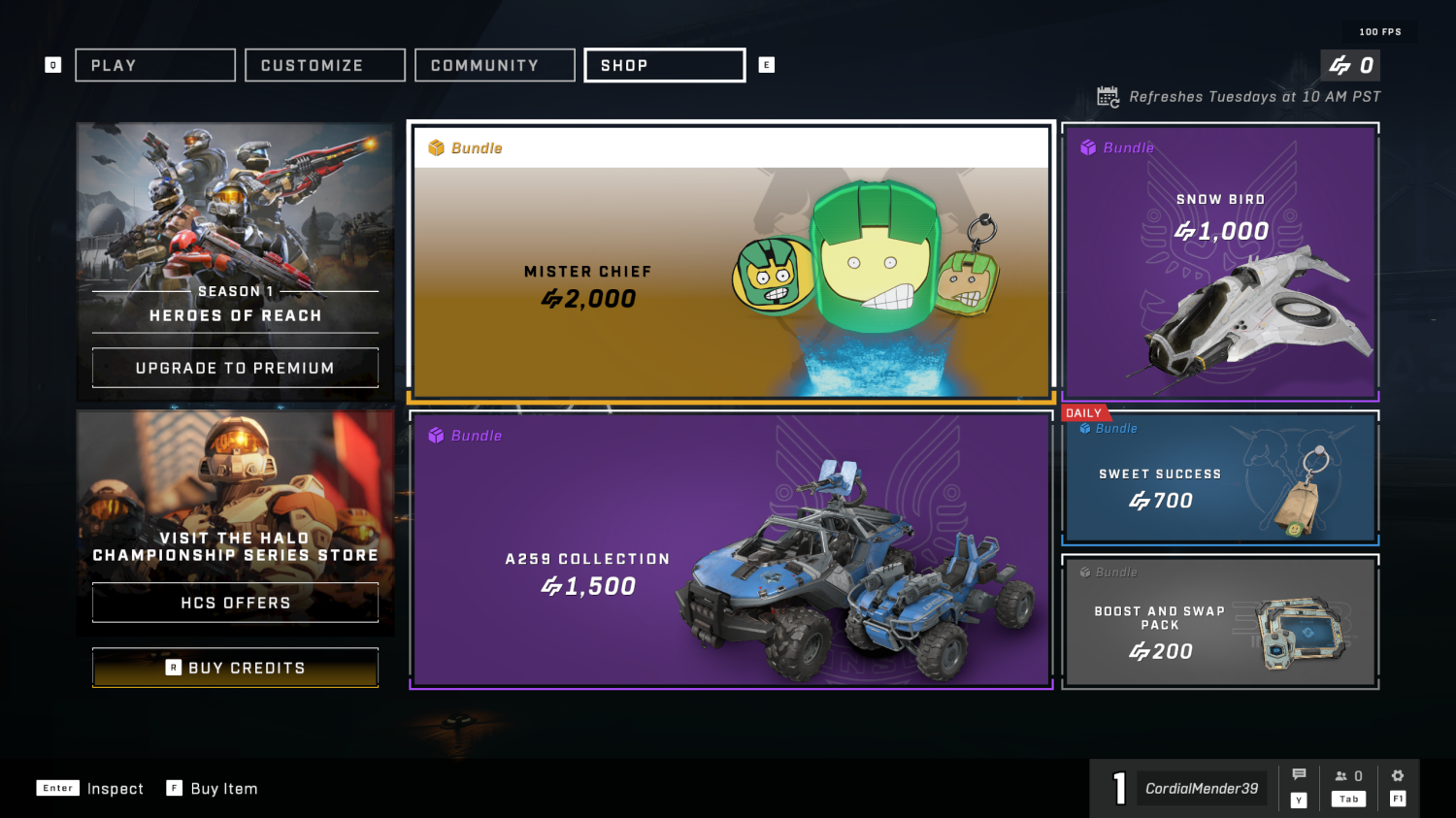 All halo 2025 infinite store items