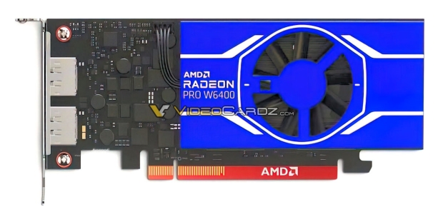 AMD Radeon PRO W6400: workstation Navi 24 GPU on 6nm, 4GB GDDR6, 50W 05