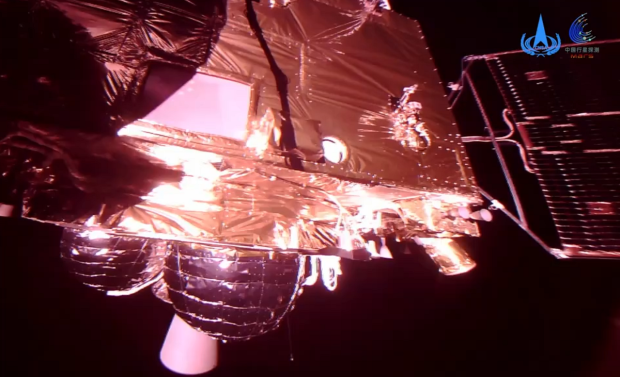 Open enlarged image China drops wild video of its first Mars probe orbiting the Red Planet