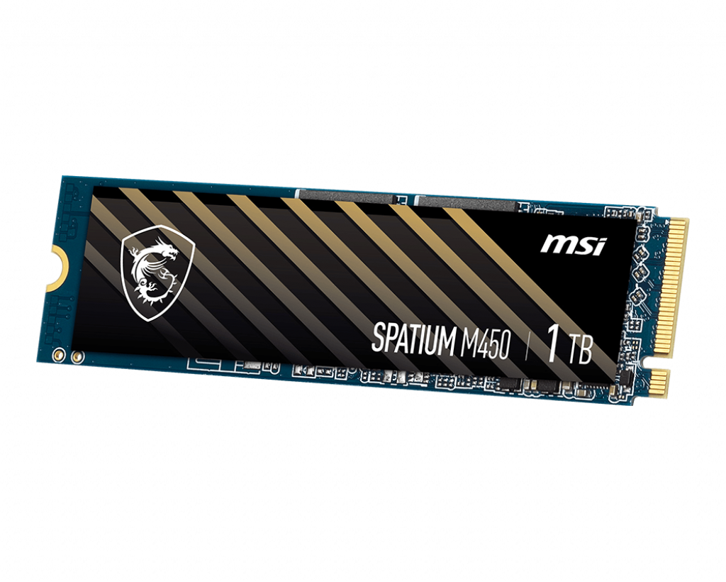 MSI SPATIUM M450 Gen 4 NVMe SSD: 3.6GB/sec reads, up to 1TB