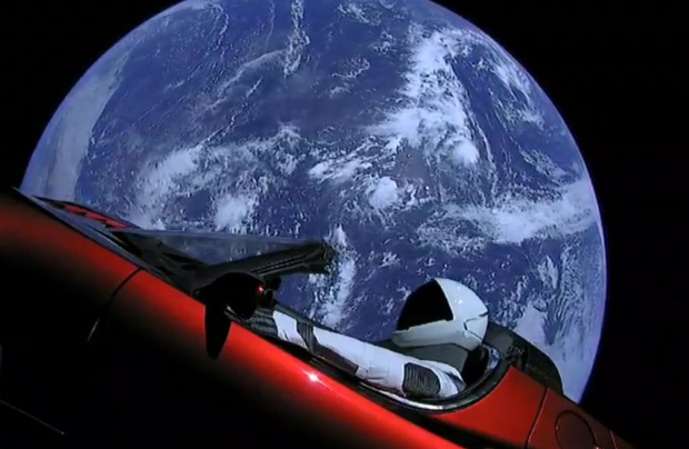 Open enlarged image Elon Musk launched his own Tesla into space in 2018, where is it now?