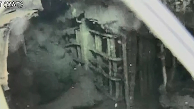 Open enlarged image Robot captures scary sights from within destroyed Fukushima reactor