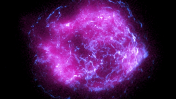 Open enlarged image NASA's IXPE takes its first image since launch of a stunning supernova