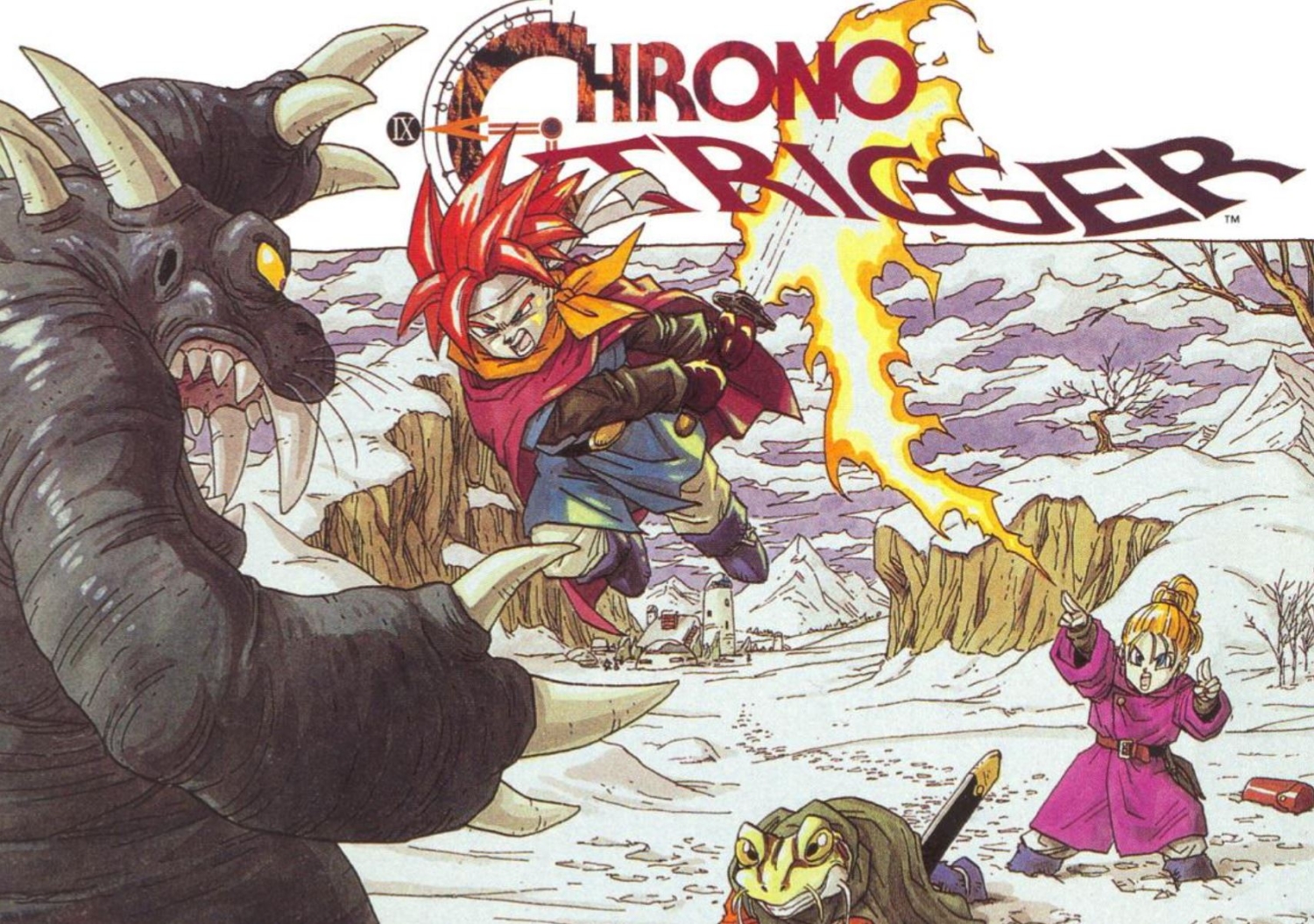 Chrono Trigger Squaresoft Retro Super Nintendo SNES RPG Videogame Review