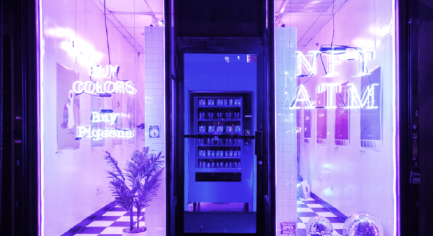 Open enlarged image This vending machine in New York is the very first to sell NFTs