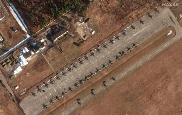 Open enlarged image Satellites photograph Russia's military activity, sparking concern