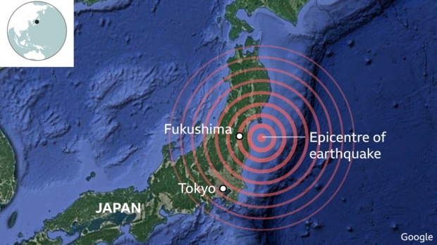 Magnitude-7.4 earthquake hits Fukushima, the site of previous disaster 01