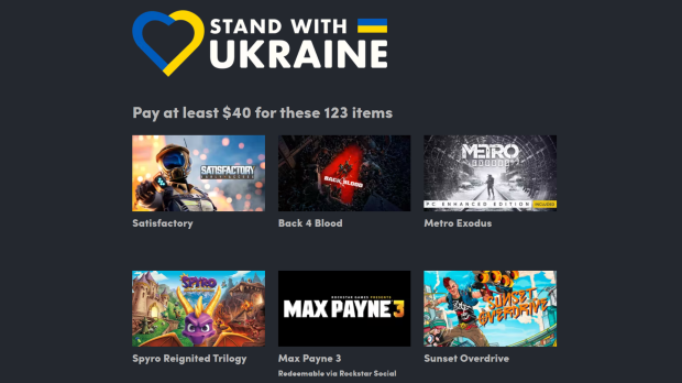 Stand with Ukraine Pack de jeux PC : 40 $ pour des tonnes de super jeux 232 |  TweakTown.com