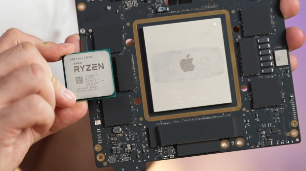 El Apple M1 Ultra SoC es 3 veces más grande que la CPU AMD Ryzen