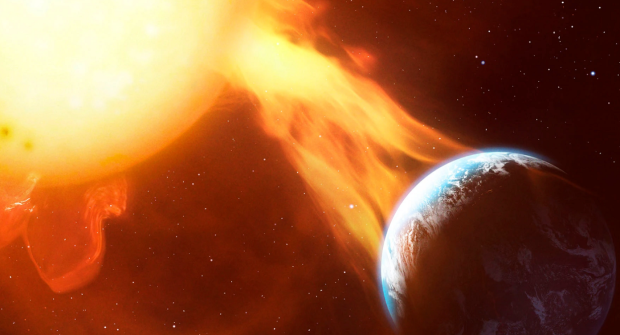 17 Las erupciones solares por erupciones solares golpean la Tierra a una velocidad de casi 2 millones de millas por hora
