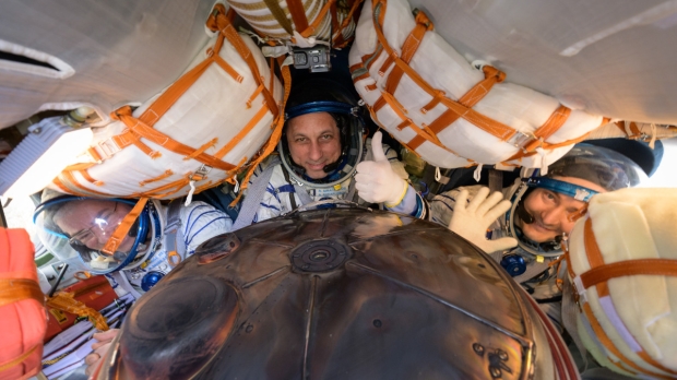 El astronauta de la NASA discutió públicamente sobre Ucrania con los cosmonautas rusos
